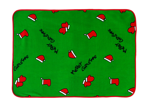 산타 포근 담요(녹색)