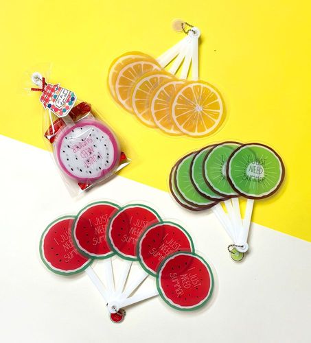 여름나기 과일부채 간식세트 유치원 어린이집 단체선물 답례품 구디백