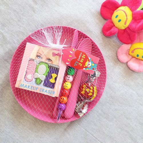 화장품놀이 핑크 접시 선물세트 어린이집 유치원 답례품 구디백
